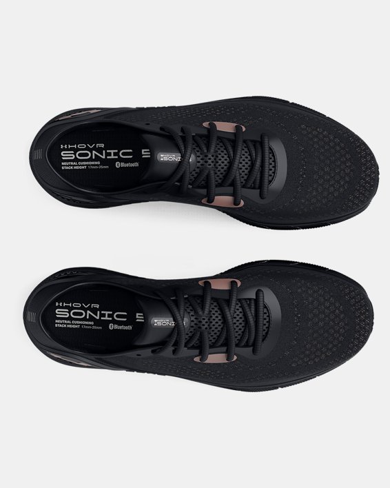 Women's UA HOVR™ Sonic 5 Running Shoes, Black, pdpMainDesktop image number 2